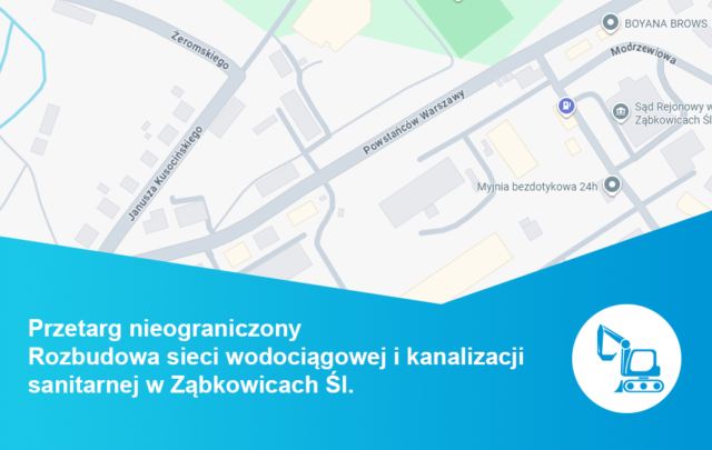 (Aktualizacja: 08.10.25) Ogłoszenie o przetargu nieograniczonym – Rozbudowa sieci wodociągowej i kanalizacji sanitarnej