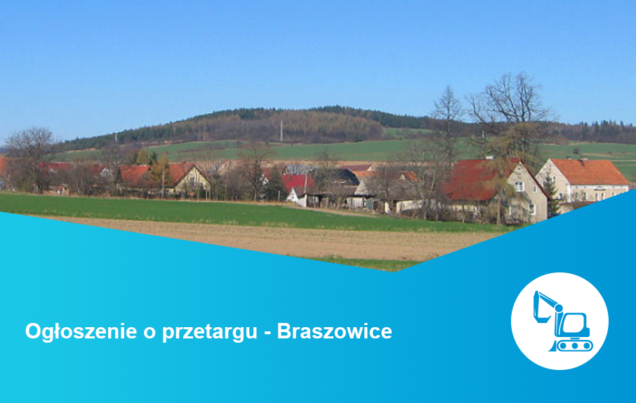Przetarg na budowę sieci kanalizacji sanitarnej w m. Braszowice
